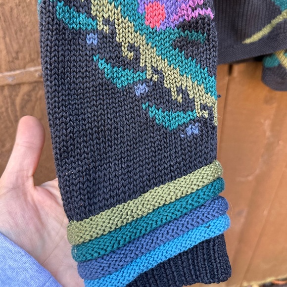 Gorgeous 100% Pima Cotton Cardigan Made in Peru Women’s Large - Picture 3 of 6